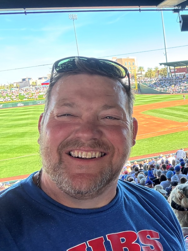 Mark at the ballpark
